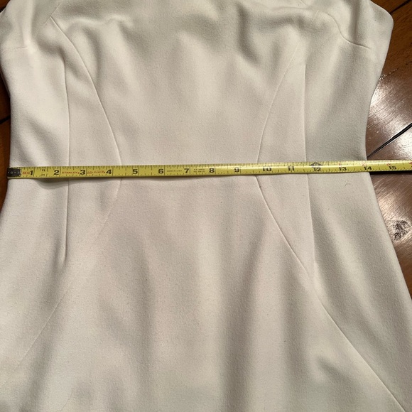 BCBG MAXAZRIA Off White dress midi dress Sz10 - Picture 10 of 14